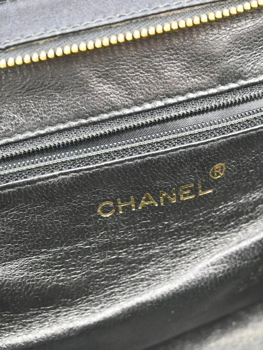 Chanel Black Satin Handbag KQ01486